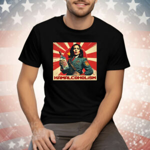 Kamala Harris Hammered Kamalacoholism Communism Tee Shirt
