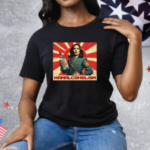 Kamala Harris Hammered Kamalacoholism Communism Tee Shirt