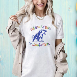 Official Childless Cat Ladies for Kamala Harris Panther Cougar LGBT 2024 Shirt