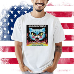 Official Childless Cat People Against Christian Nationalism Gabby Kash Painting Shirt