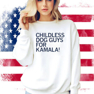 Official Childless Dog Guys For Kamala Harris 2024 T-Shirt