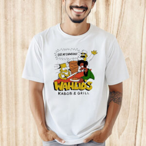 Official Eat My Shawarma Wahlids Kabob and Grill Cartoo Shirt