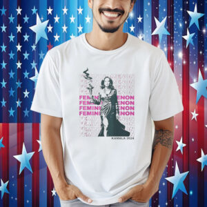 Official Femininomenon Kamala Harris 2024 Painting Pink Shirt