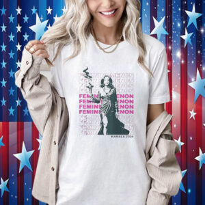Official Femininomenon Kamala Harris 2024 Painting Pink Shirt