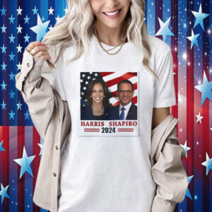 Official Kamala Harris and Josh Shapiro USA Flag 2024 Shirt
