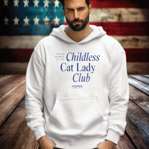 Proud Member Of The Childless Cat Lady Club Shirt