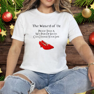 Women’s Halloween Red Shoes Print Tee Shirt