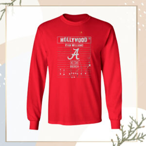 Alabama Football Ryan Williams Hollywood Ending Play Diagram Shirt