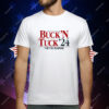 Bucky Irving and Sean Tucker Tampa Bay Buccaneers Buck ‘N Tuck ’24 T-Shirt