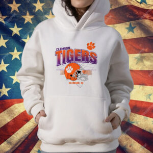 Clemson Football Helmet Grid T-Shirt