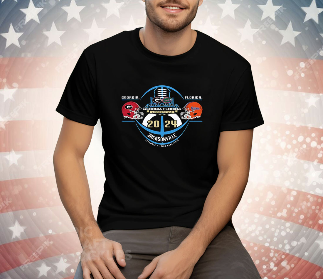 Florida Gators Vs Georgia Bulldogs 2024 Rivalry Matchup Tee Shirt