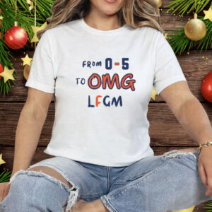 From 0-5 To OMG LFGM New York Mets Tee Shirt