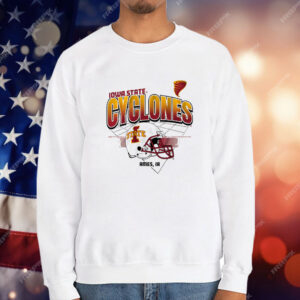 Iowa State Football Helmet Grid T-Shirt