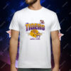 LSU Football Helmet Grid T-Shirt