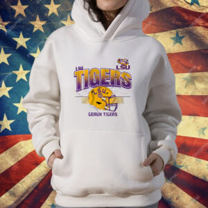 LSU Football Helmet Grid T-Shirt
