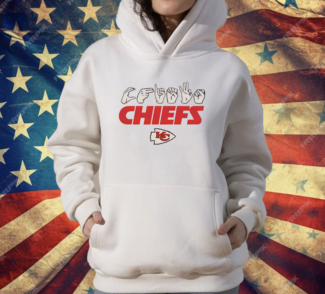 Love sign Kansas City Chiefs football logo