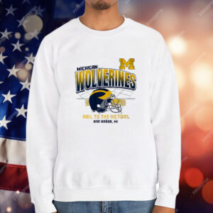 Michigan Football Helmet Grid T-Shirt