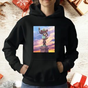 New York Liberty 2024 WNBA Champs Ellie The Elephant T-Shirt