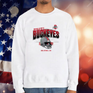 Ohio State Football Helmet Grid T-Shirt