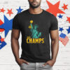 Statue Of Liberty New York Liberty 2024 WNBA Champs T-Shirt