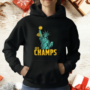 Statue Of Liberty New York Liberty 2024 WNBA Champs T-Shirt