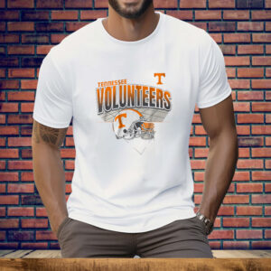 Tennessee Football Helmet Grid Tee Shirt