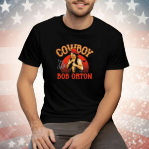 Cowboy Bob Orton Jr signature retro Tee Shirt