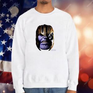 Thanos Marvel comics big face graphic T-Shirt