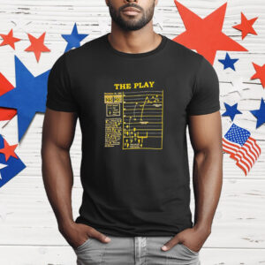 The Play Stanford vs Cal 1982 Football Game Diagram T-Shirt