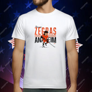 Trevor Zegras Center Ice Caricature T-Shirt