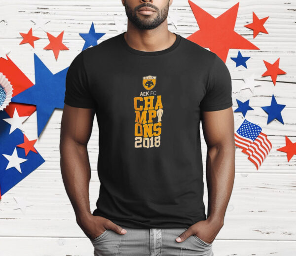 AEK Fc champions 2018 T-Shirt