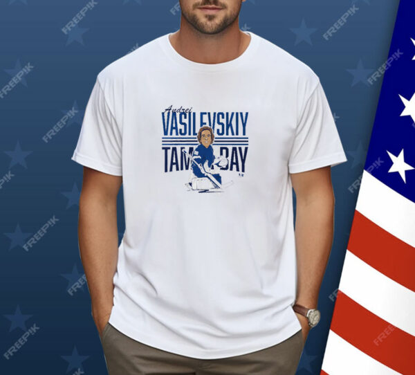 Andrei Vasilevskiy Center Ice Caricature Shirt