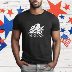 Bird Logo Sirens Black T-Shirt