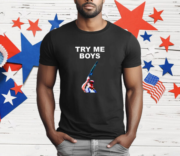 Carl Niehaus Try Me Boys T-Shirt