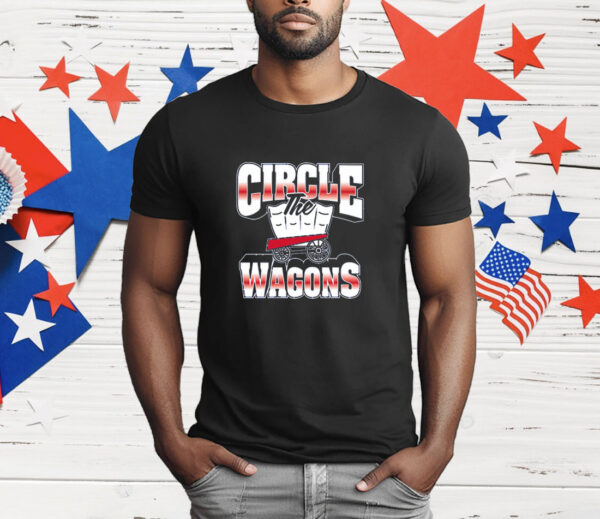 Circle The Wagons Graphic T-Shirt