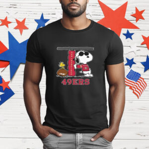 Snoopy Joe Cool And Woodstock The San Francisco 49ers NFL T-Shirt