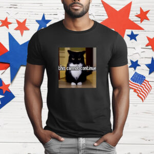 Youni Store Cat This Cannot Continue T-Shirt