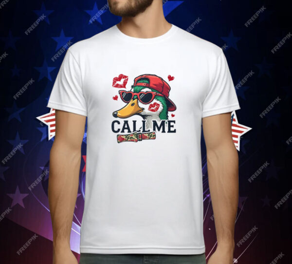 Call Me Valentine Mallard Duck T-Shirt