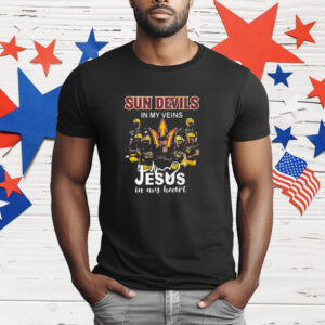 Sun Devils In My Veins Jesus In My Heart T-Shirt