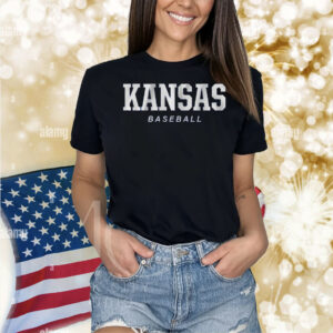 Kansas Baseball Logo Stack Shirt