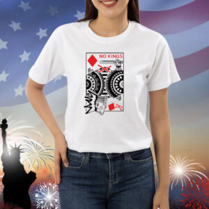 No Kings Playing Card Illustration Shirt