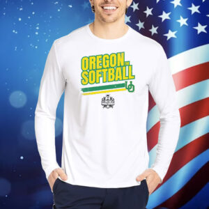 Oregon Softball Women's College World Series Stripe Shirt