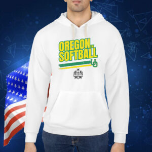 Oregon Softball Women's College World Series Stripe Shirt