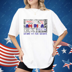 4th of July America Red White & Blue 1776 Shirt