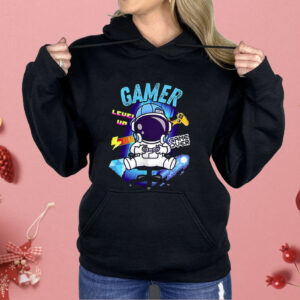Astronaut Gamer level Up Game Over Shirt