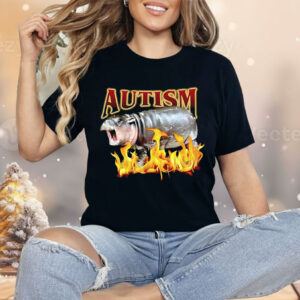 Autism Moo Deng Fire Shirt
