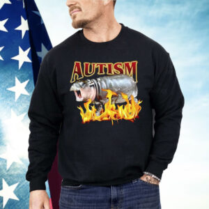 Autism Moo Deng Fire Shirt