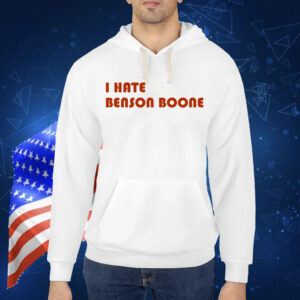 Benson Boone Wearing I Hate Benson Boone Shirt