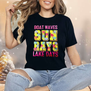 Boat Waves Sun Rays lake Days Shirt