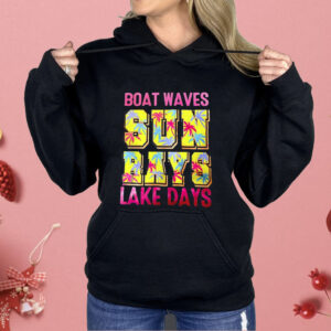 Boat Waves Sun Rays lake Days Shirt